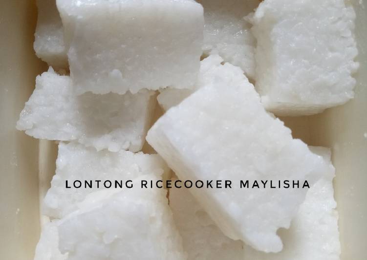 Resep Lontong Ricecooker, Enak