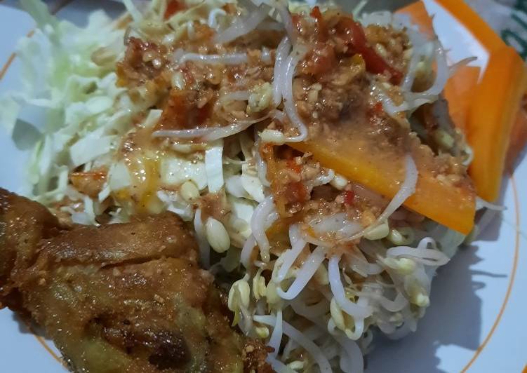 Resep Tahu Kubis bumbu Pecel, Enak Banget