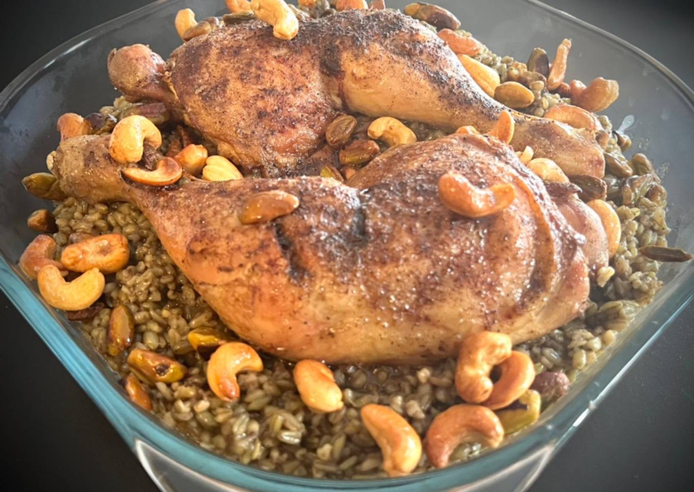 Lebanese Chicken freekeh