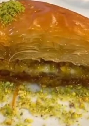 عکسی از دستور باقلوا