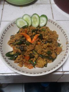 Foto resep Sambel oncom cabe hijau