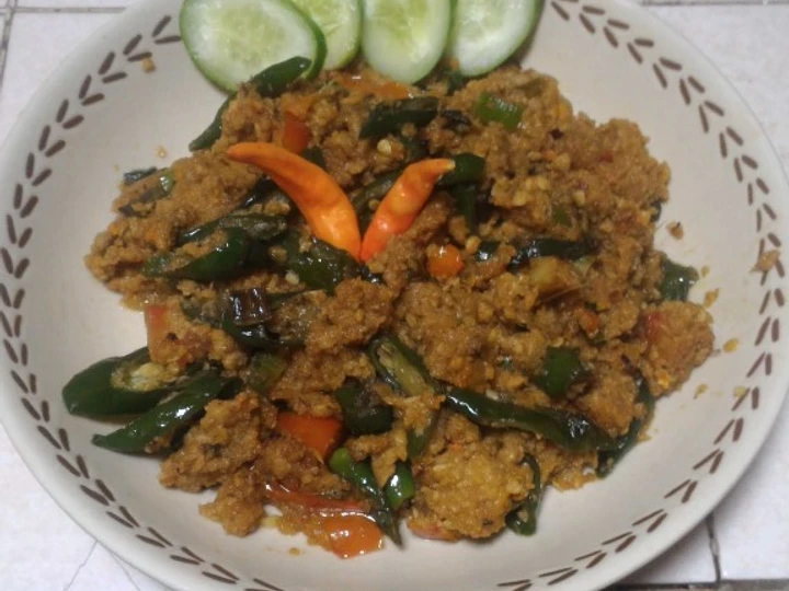 Cara Gampang Menyiapkan Resep Sambel oncom cabe hijau yang Uenak Anti Ribet, Menggugah Selera