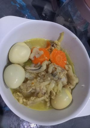 Foto resep Soto Telur Puyuh dan Ceker