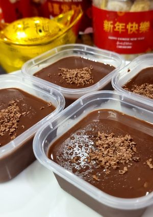 Foto resep Choco Silky Pudding