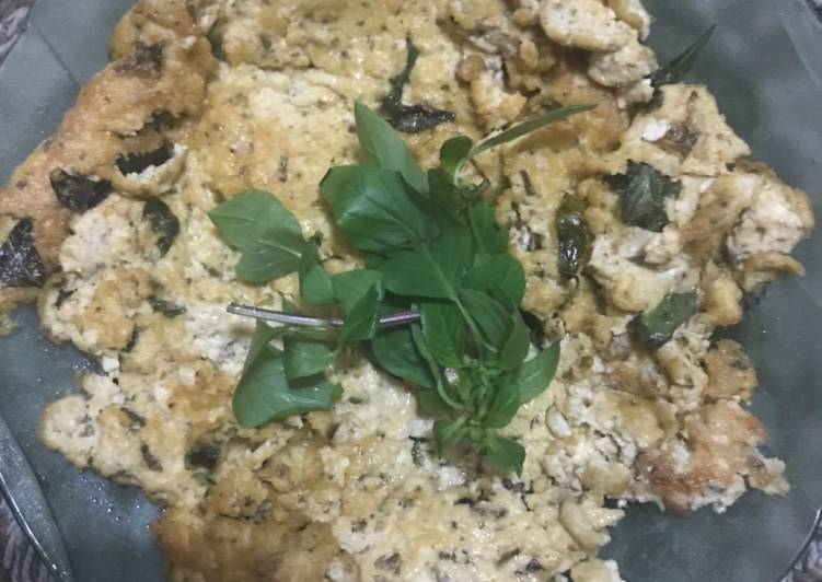 Resep Dadar Tahu Basil Anti Gagal