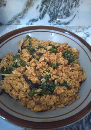 Foto resep Tumis oncom pedas kemangi
