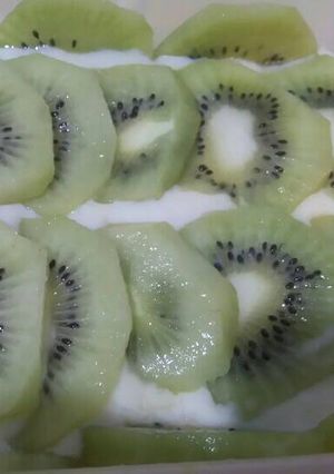 Una foto de Postre light con crema pastelera