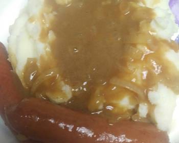 Easy Prepare Recipe Bangers and Mash Hotdogs Delicious Perfect