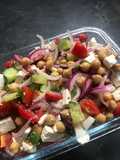 Sommerlicher Kichererbsensalat