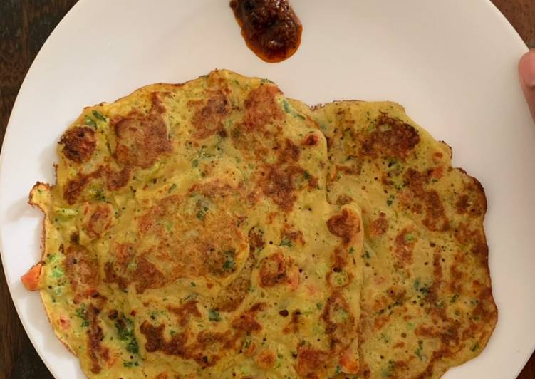 Recipe: Perfect Chickpea flour savoury pancake