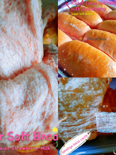 Foto resep Killer Toast Hokkaido Strawberry Milk..Super soft