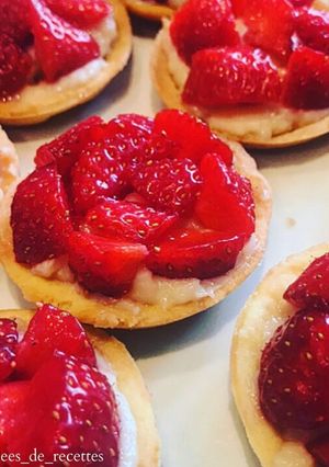 Une photo de Tartelettes aux fraises