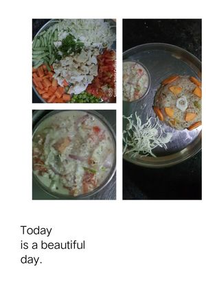 A picture of Vegetable Biriyani.