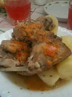 Una foto de Conejo en salsa