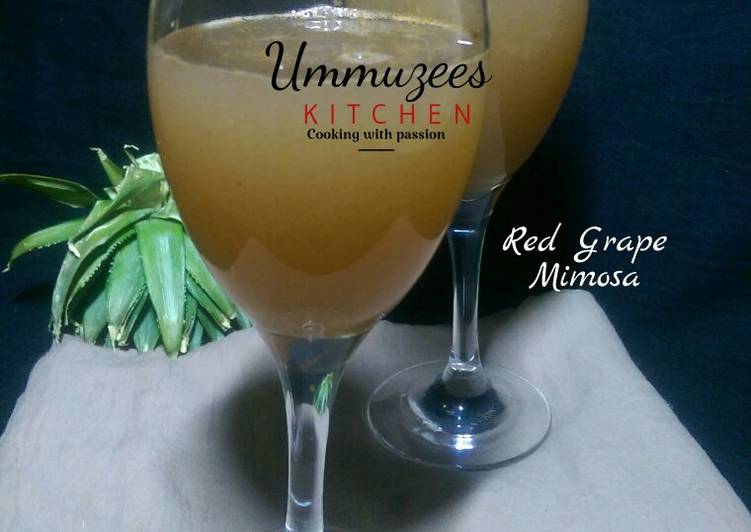Red Grape Mimosa
