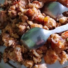 A picture of Bread poha.