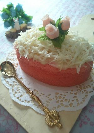 Foto resep Bolu Susu Lembang Strawberry Cheese🍓 (No Mixer)
