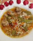 Arroz meloso con pavo y verduras con sabor Cookpad