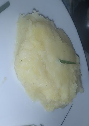 A picture of Mashed potatoes.