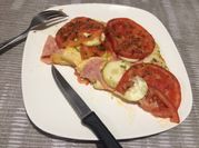 Una foto de pizza de patata
