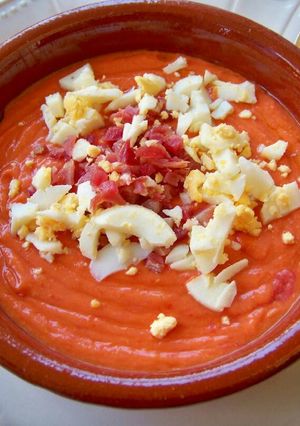 Una foto de Salmorejo