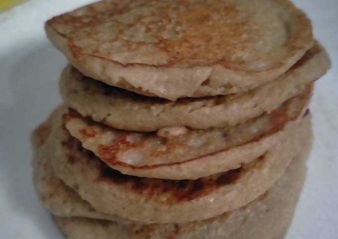 Resep Panacake pisang sehat tanpa gula dan bahan pengembang, Sempurna