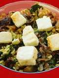 Spinach pilaf