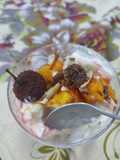 Easy Vanila Lichi & mango souffle