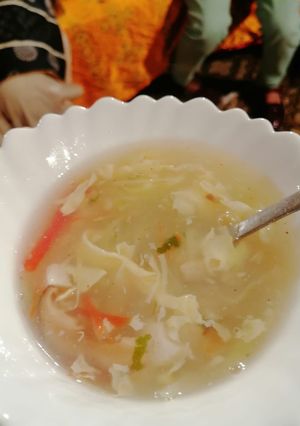 A picture of Chinese soup.