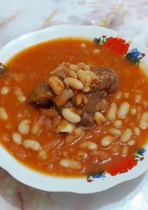 صورة لوصفة فاصوليا بيضاء(يابسة بالعراقي) 😁