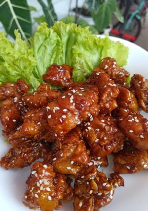 Foto resep Honey butter chicken mudah dan enak