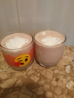 Una foto de Yogurt casero de chocolates bajo grasas