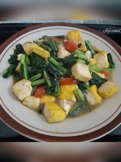 Foto resep Tumis Tahu Sawi Hijau