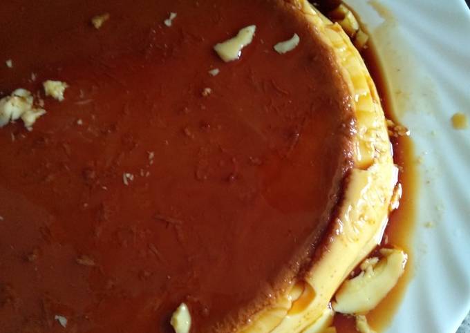 Flan de huevo sin lactosa ni azúcar Receta de Ire- Cookpad