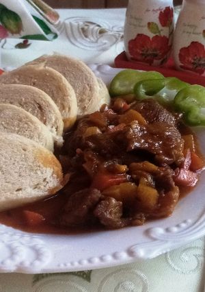 Barnasörös marhakockák recept fotója