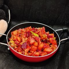 A picture of Mixed vegetables fry.
