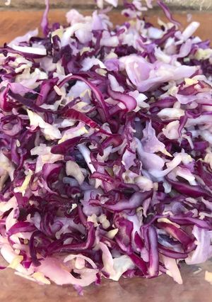 Una foto de Repollo listo para ensalada o acompañamiento