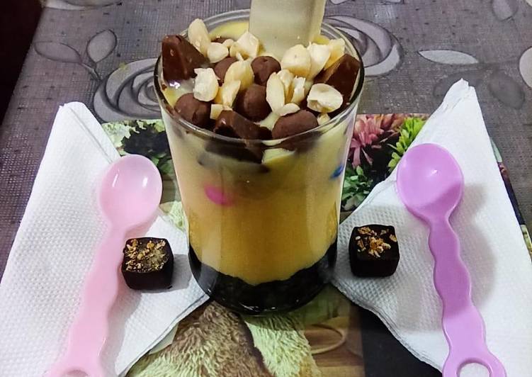 Custard Oreo pudding Custard Oreo pudding