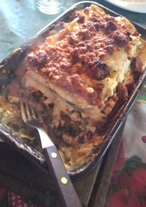 Una foto de Lasaña de verdura y ricota