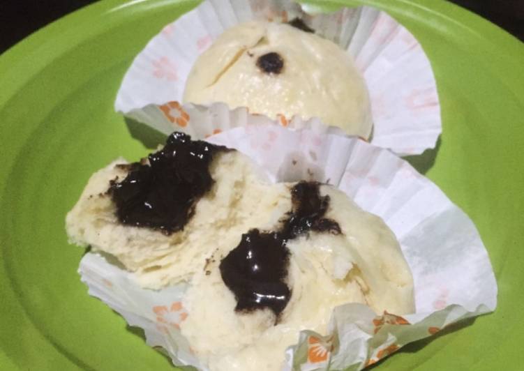 Bakpao cokelat lumer magic com (praktis & sederhana)