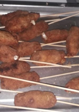 Una foto de Brochettes de pollo