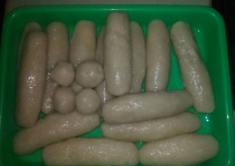 Cara Memasak Pempek ekonomis lembut tanpa ikan yang Renyah