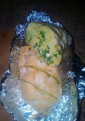Una foto de Pan de ajo