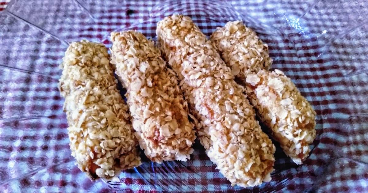 Resep Oat cheese chicken nugget oleh Tila Cookpad