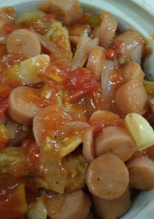 Foto resep Sosis Otakotak Saus Tomat Asli