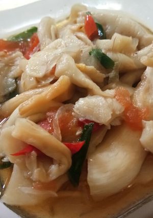 Foto resep Tumis jamur tiram pedas