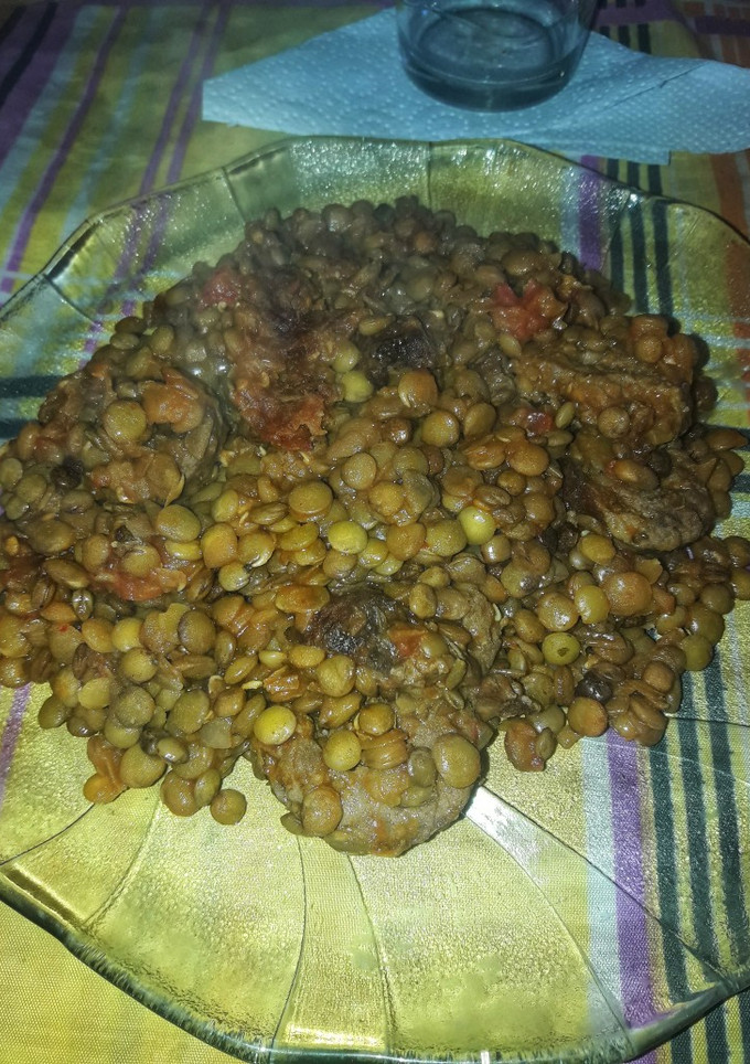 Una foto de Guiso de lentejas