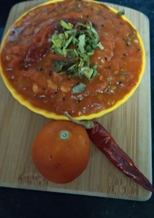 A picture of Spicy Tomato Chutney.