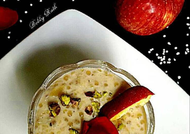 Steps to Make Award-winning Apple sabudana kheer