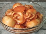 Gambar pasta fusilli bolognese cheese